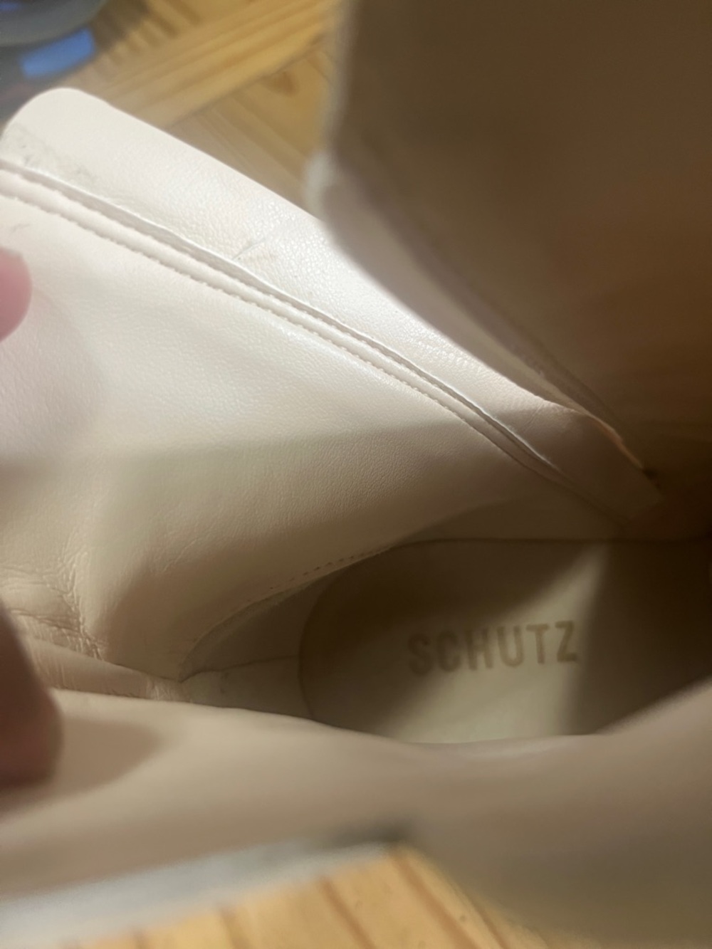 Schutz Blake Bootie Deluxe Pearl Cream - Picture 8 of 11